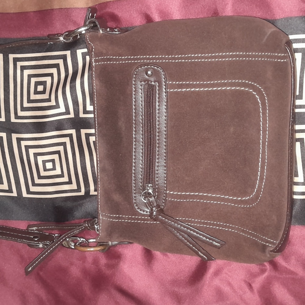 Ana A New Approach Leather Crossbody Purse